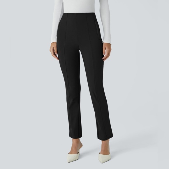Halara High Waisted Side Zip Pocket 7/8 Work Pants small - Picture 1 of 4